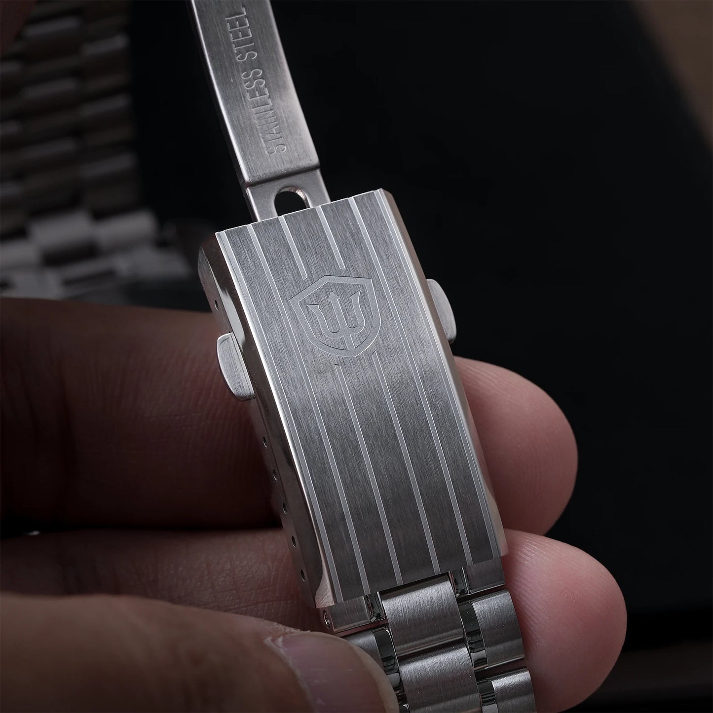 Watchdives New WD1863 Watch VK63 Chronograph Movement Aluminum Bezel BGW9 Luminous Bubble Sapphire Crystal 39mm Vintage Watches