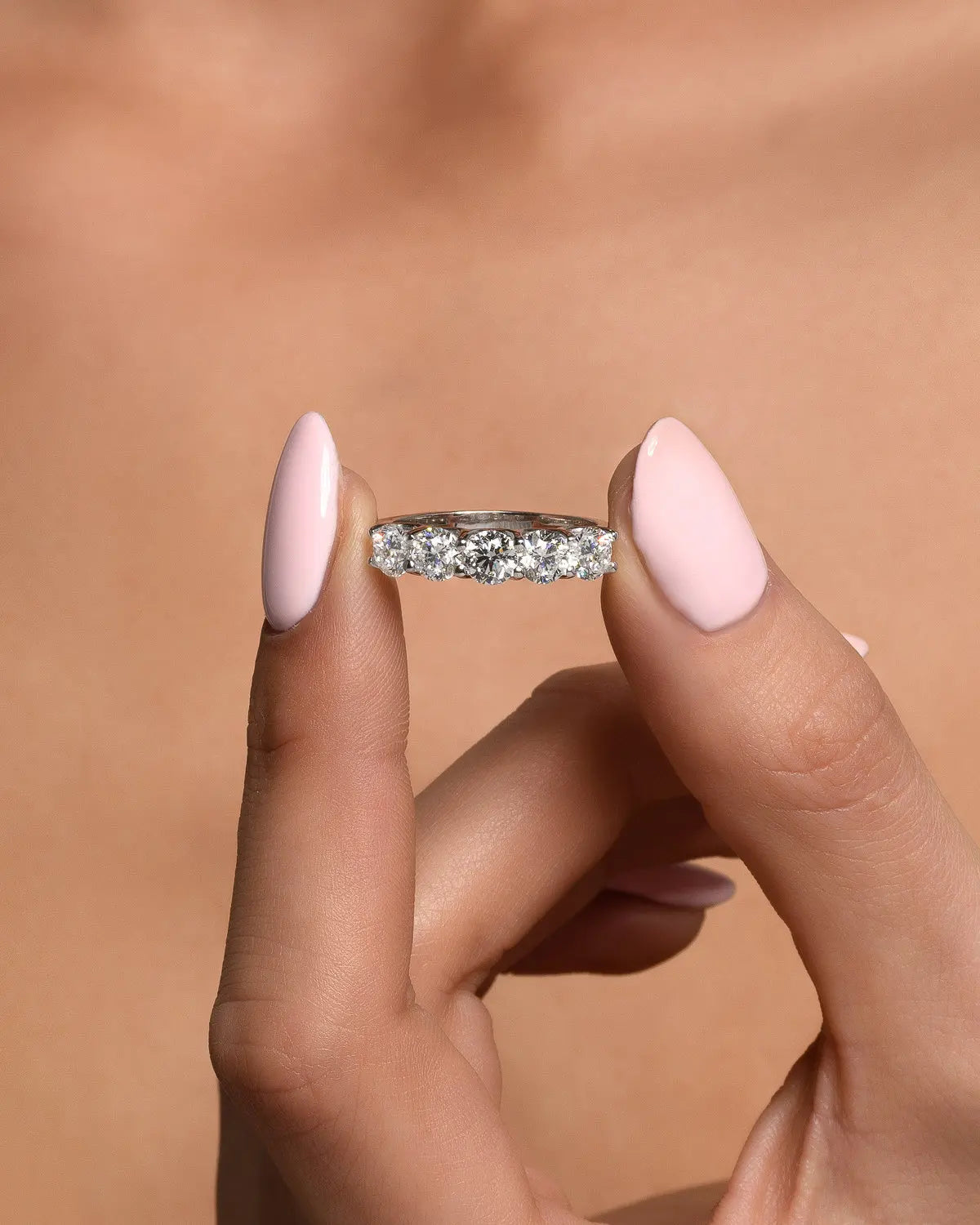 JoyceJelly 4mm D Color VVS Moissanite Ring For Women Total 1.5CT S925 Sterling Silver Jewelry Pass Diamond Tester Wedding Bands