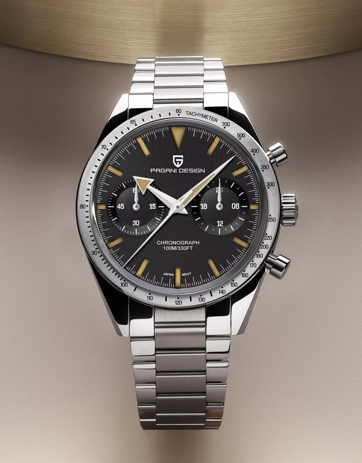 PAGANI DESIGN Men's Watches 2025 Retro Luxury Watch For Men Quartz Chronograph Wristwatch Luminous AR Sapphire Mirror Waterproof