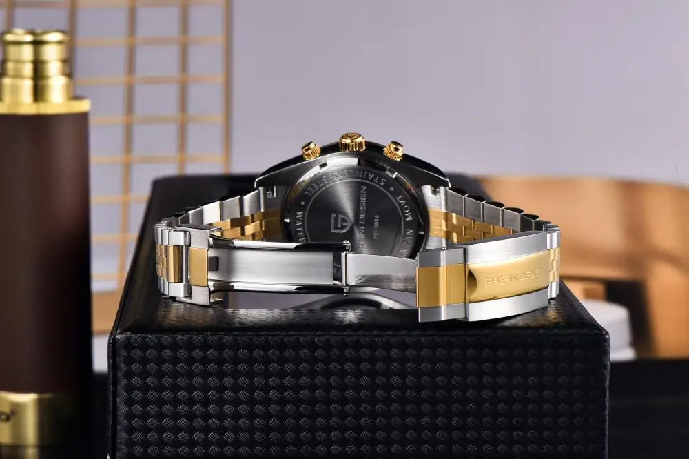 PAGANI DESIGN 2025 New PD1814 quartz watch VD53 thick 12mm stainless steel C3 sapphire watches for man pagani design watches