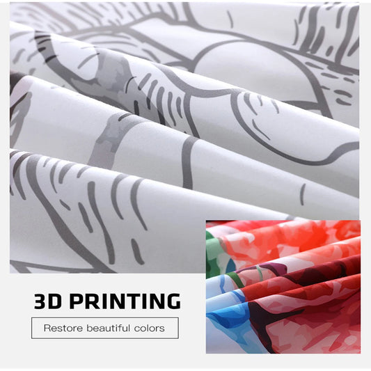European Luxury Bedding Sets 3d Digital Printed Bohemian 2/3pcs High Quality Duvet Cover Set DE/EU/US Size Comforter Bedspread