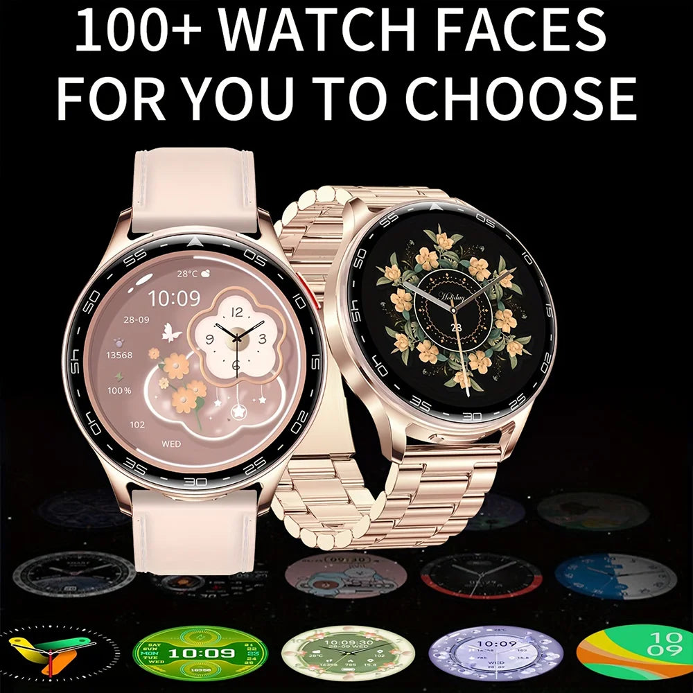 2025 New TWS Smartwatch Earphone 2 In 1 Women Watches with Earbuds Strong Sound Effects Music Lover Waterproof Ladies Smartwatch