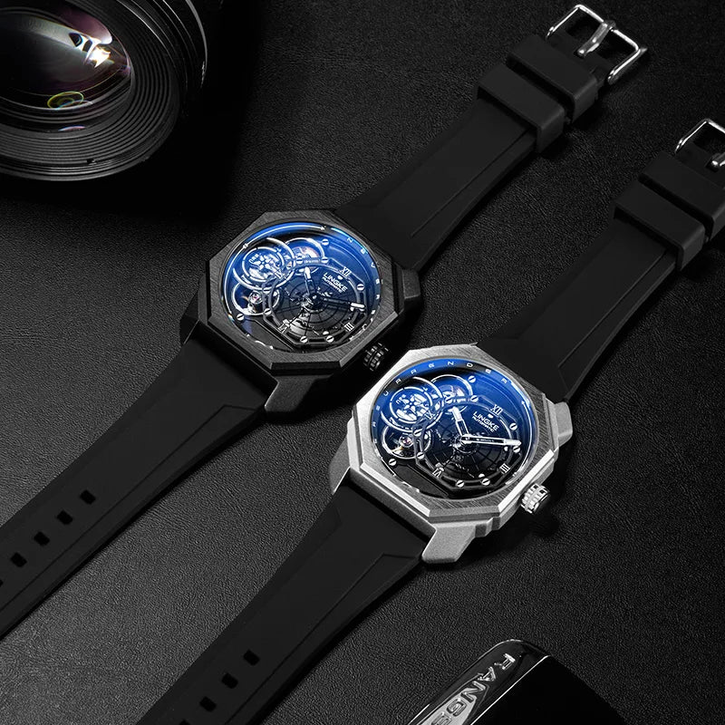 Pagani Designs Watches For Men Multifunctiona Chronograph Wristwatch Waterproof Luminous Mens Automatic Watch Reloj Montre Homme