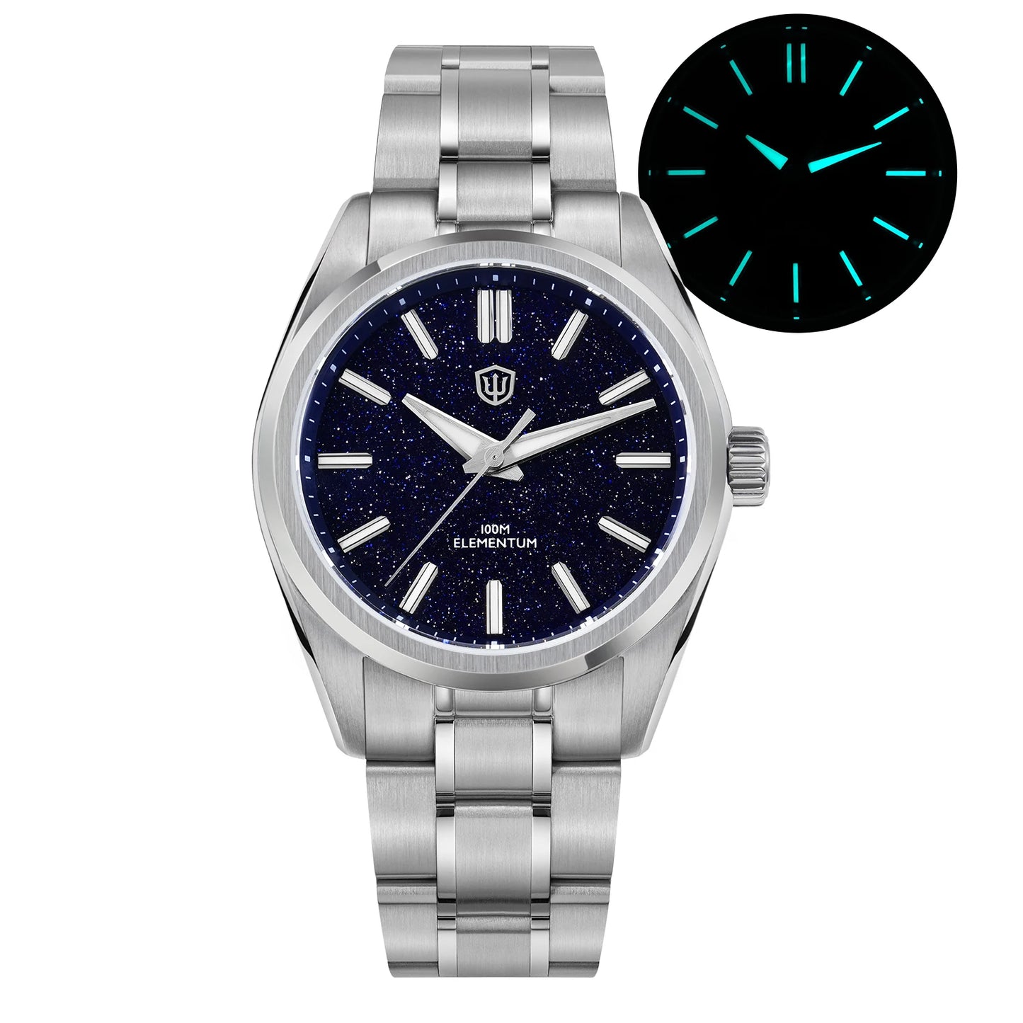 Crack-Dial Watchdives WD0003C 38mm Men Watch VH31 Sweep Seconds Quartz Movement Sapphire ice Luminous 10Bar Waterproof Watches