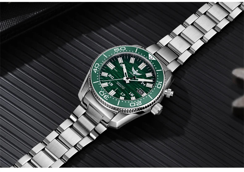 Yelang V1038 40mm Men Diving Watch Human Kinetic Energy Watch Brand Watch 300m Waterproof Watch luminous Japan PX82 Sapphire