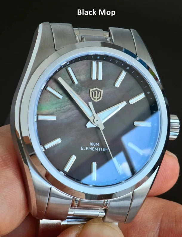 Crack-Dial Watchdives WD0003C 38mm Men Watch VH31 Sweep Seconds Quartz Movement Sapphire ice Luminous 10Bar Waterproof Watches