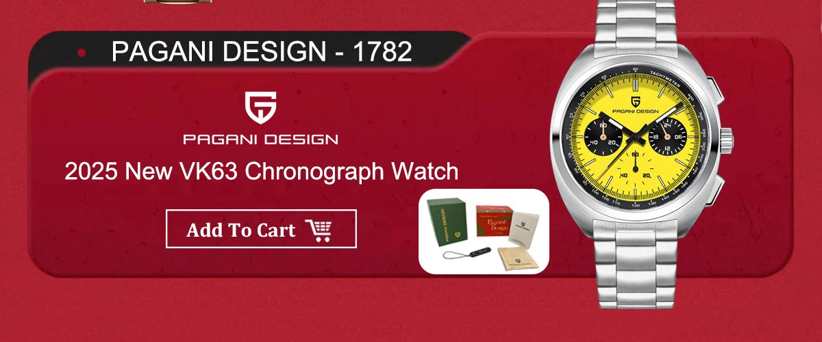 2025 New PAGANI DESIGN V5 Moon Men's Watches Top Luxury Quartz Watch For Men Chronograph Waterproof Sport Stainless Steel Clock