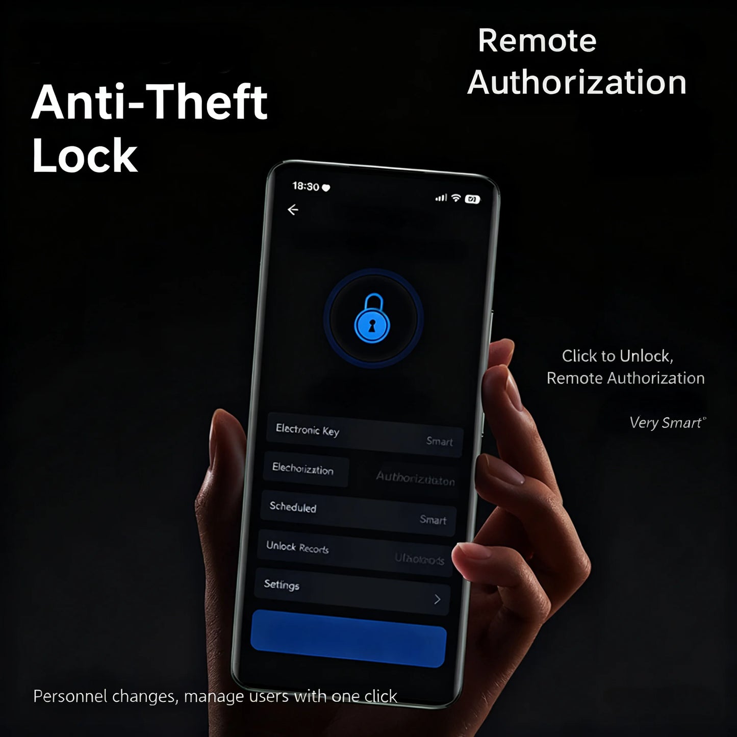 XUNTING Smart Fingerprint Bike Lock, App Control Keyless 10mm Steel Cable Anti-Theft Security for Bicycle Motorcycle E-Bike IP67