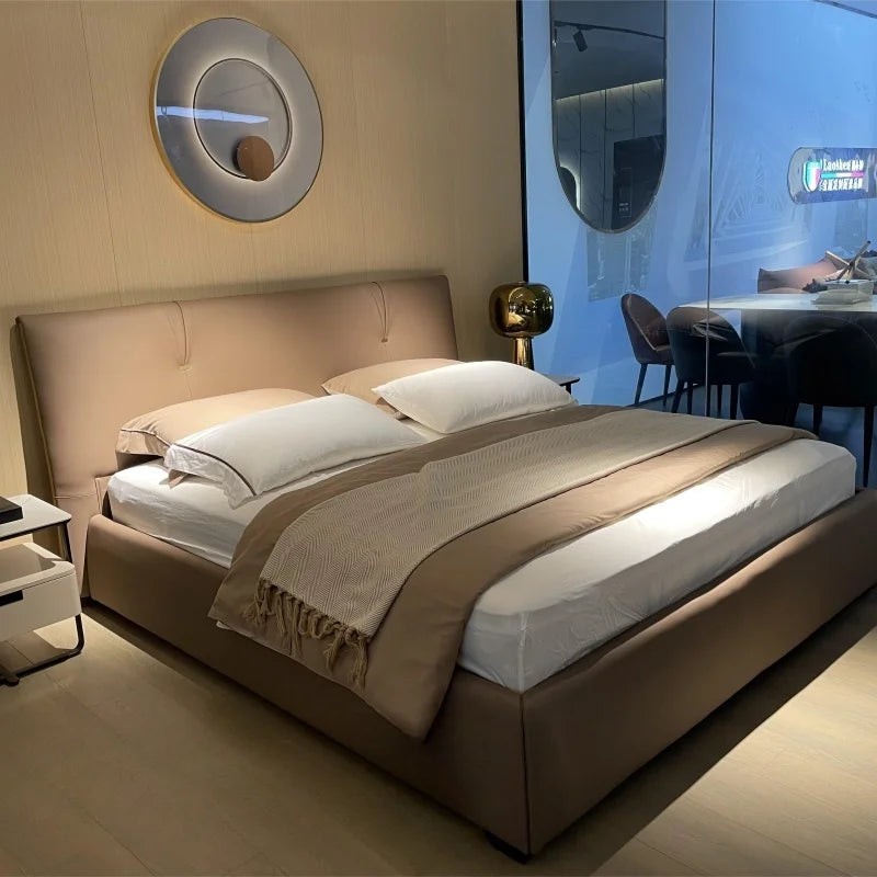 Luxury Bed King Size Wholesale Hotel Bedroom Furniture Set Luxurious Up-holstered Beds Double Fabric Modern Soft Bed