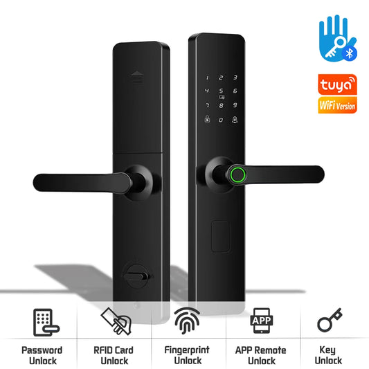 TTLOCK Smart lock with Fingerprint Password IC Card Unlock Support USB Emergency Charge ﻿for Hotel Apartment