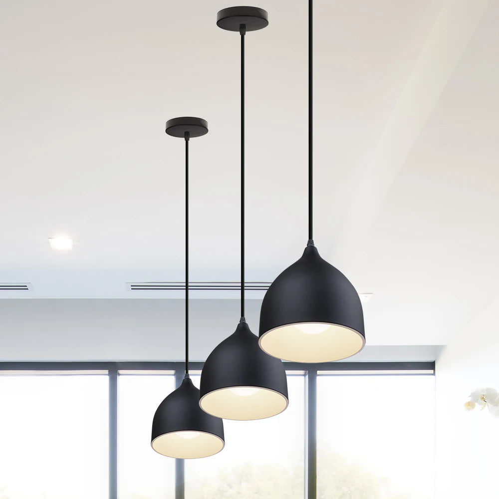 Modern Aluminum Pendant Light Nordic Ceiling Lamp for Living Room Hanging Lighting Fixture Restaurant Kitchen Ceiling chandelier