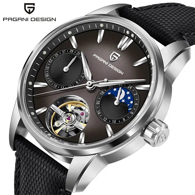 PAGANI DESIGN Tourbillon Men Wristwatch Top Brand 41mm Mechanical Watches Sapphire 100M Waterproof YS021 Gift Watch for Men 2025