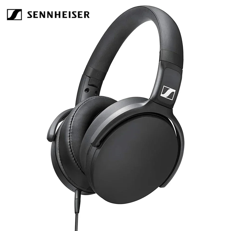 2026 Sennheiser HD 400S Over-Ear Headphones Swith Noise Isolation Stereo Sound Foldable Sports Headset for Mobile with Deep Bass