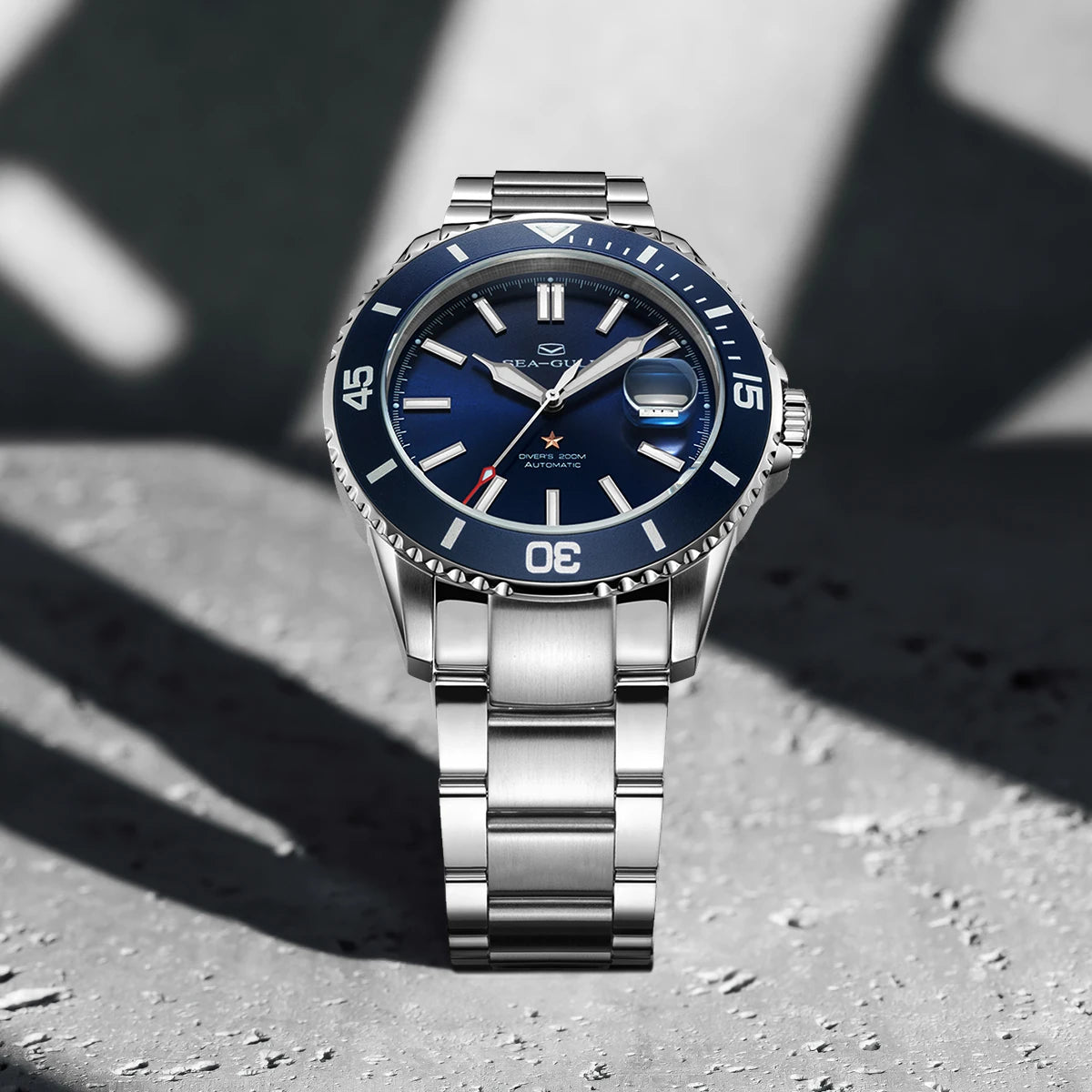 Seagull relogio masculino Men Watch 200m Diving Business Waterproof Fashion Automatic Mechanical Watch Ocean Series 816.32.1523