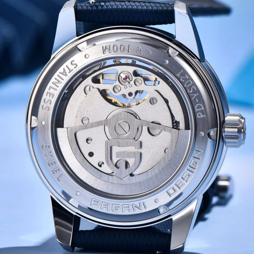 PAGANI DESIGN Tourbillon Men Wristwatch Top Brand 41mm Mechanical Watches Sapphire 100M Waterproof YS021 Gift Watch for Men 2025