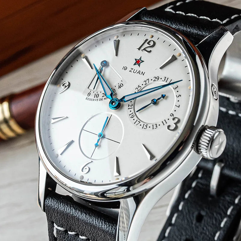 1963 40mm Pilot Watch of Men Automatic Mechanial Wristwatches Sapphire Crystal Waterpoorf Retro with Seagull ST1780 Movement New