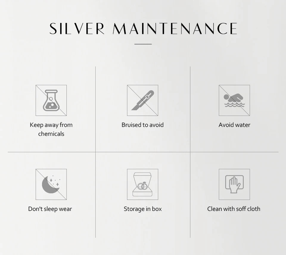 MINTYBOX Moissanite 18k White Gold Plated Diamond Ring For Women S925 Sterling Silver Engagement Wedding Fine Jewelry Four-Leaf