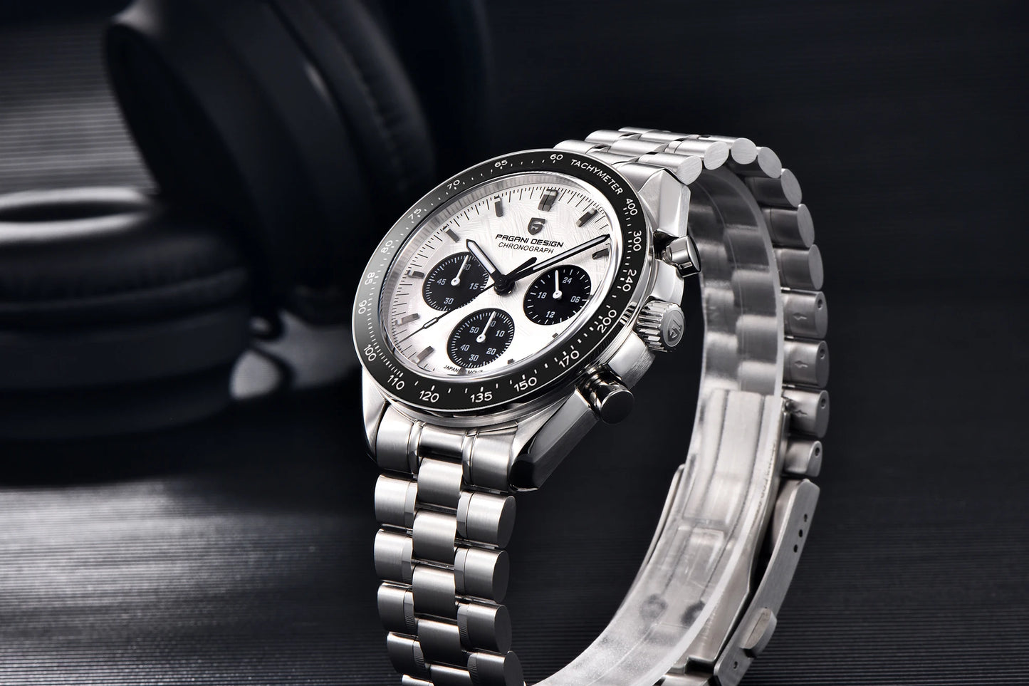 2025 New PAGANI DESIGN V5 Moon Men's Watches Top Luxury Quartz Watch For Men Chronograph Waterproof Sport Stainless Steel Clock