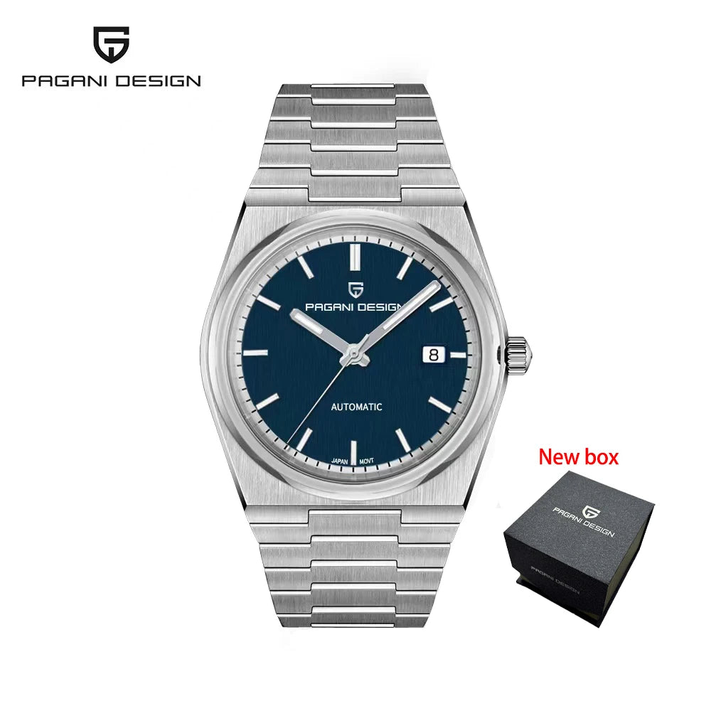 Pagani Design 2024 New 40MM Men's Automatic Mechanical Watch Nh35 Luminous C3 Sapphire Stainless Steel Waterproof 10Bar Reloj Ho