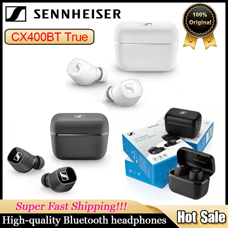 Sennheiser Wireless Bluetooth Headphones CX300II IE900 Sport Headphones HD400S Resolution HIFI Noise Reduce Original Microphone