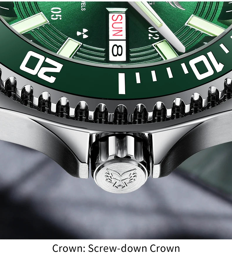 Yelang V1032 Automatic Movement Men Watch 300m 30Bar Waterproof Dive Watches for Man Luminous 44MM  V1032