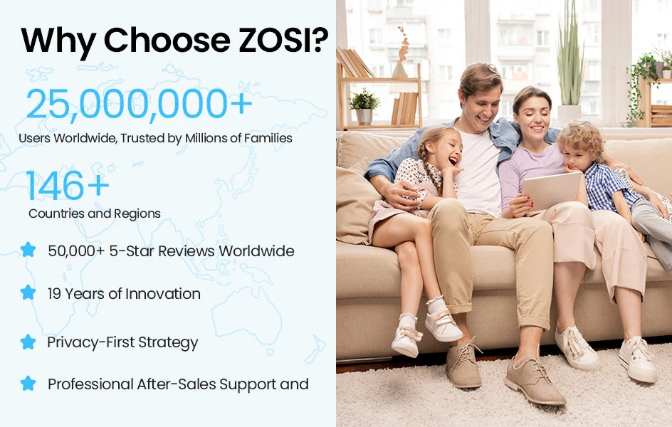 ZOSI 8CH POE Video Surveillance Kit 4K 8MP 5MP Super HD Outdoor IP Cameras AI Starlight Night Vision CCTV Security Camera System