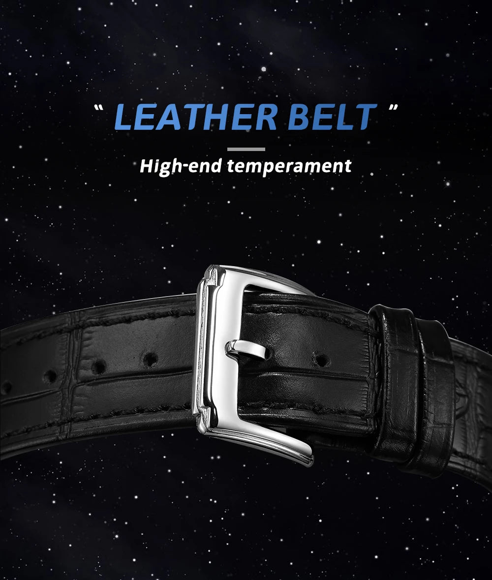 SEAKOSS Double Globe Automatic Rotating Men Mechanical Watches Earth Flywheel Device Men's Military Wristwatches 1963 Clock