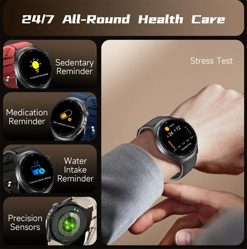 2026New Health Sport ECG AI Diagnosis Smart Watches Men Heart Rate Blood Pressure IP68 Waterproof Smartwatches For Men women