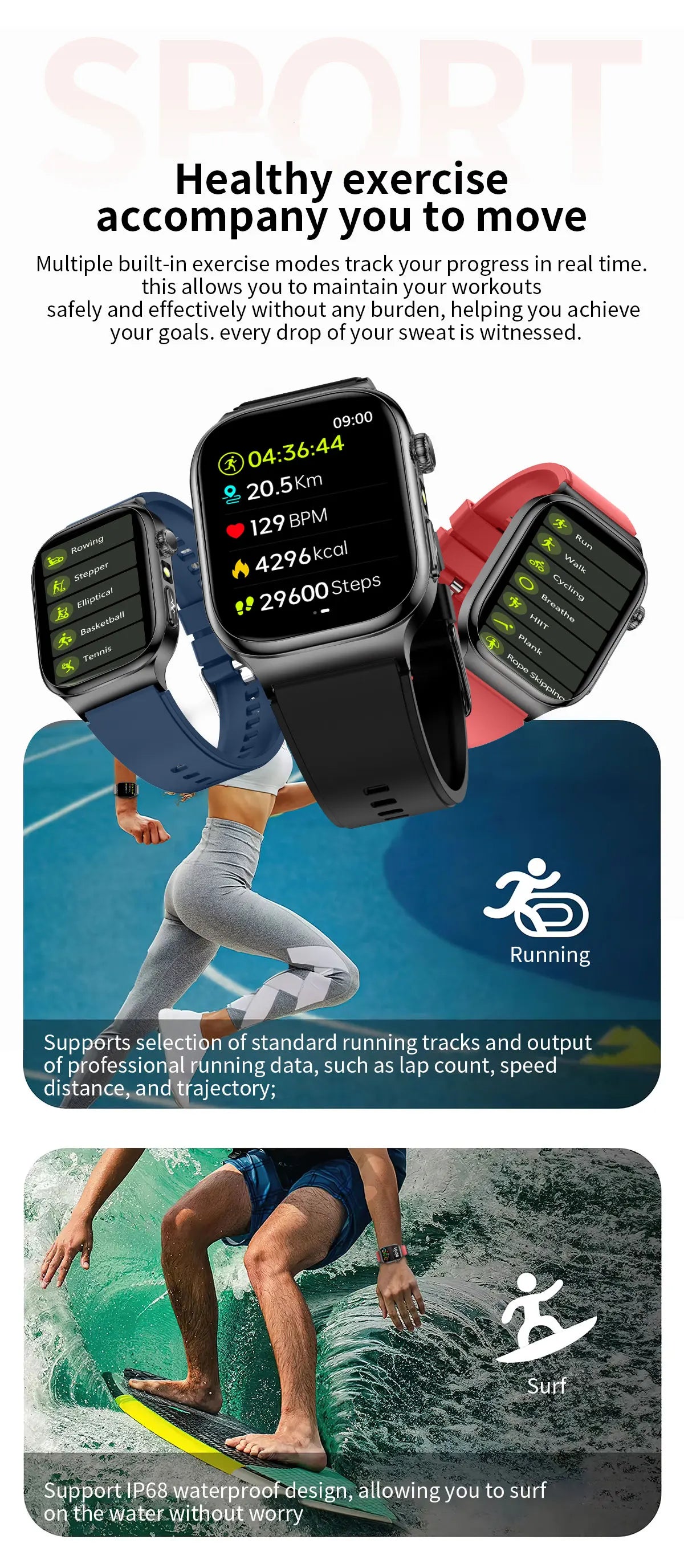 2025 New AI Human Health diagnosis ECG+HRV Smart Watch Blood Pressure Uric acid Blood lipid Bluetooth Call Smartwatch Men Women