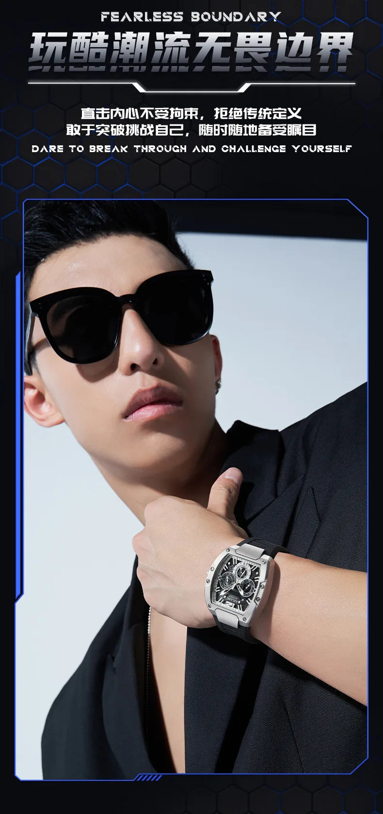 2024 Sports Man's Watches Brand Mark Fairwhale Luxury Automatic Date Clocks Fashion Multifunctional Quartz Wristwatch Boy Reloj