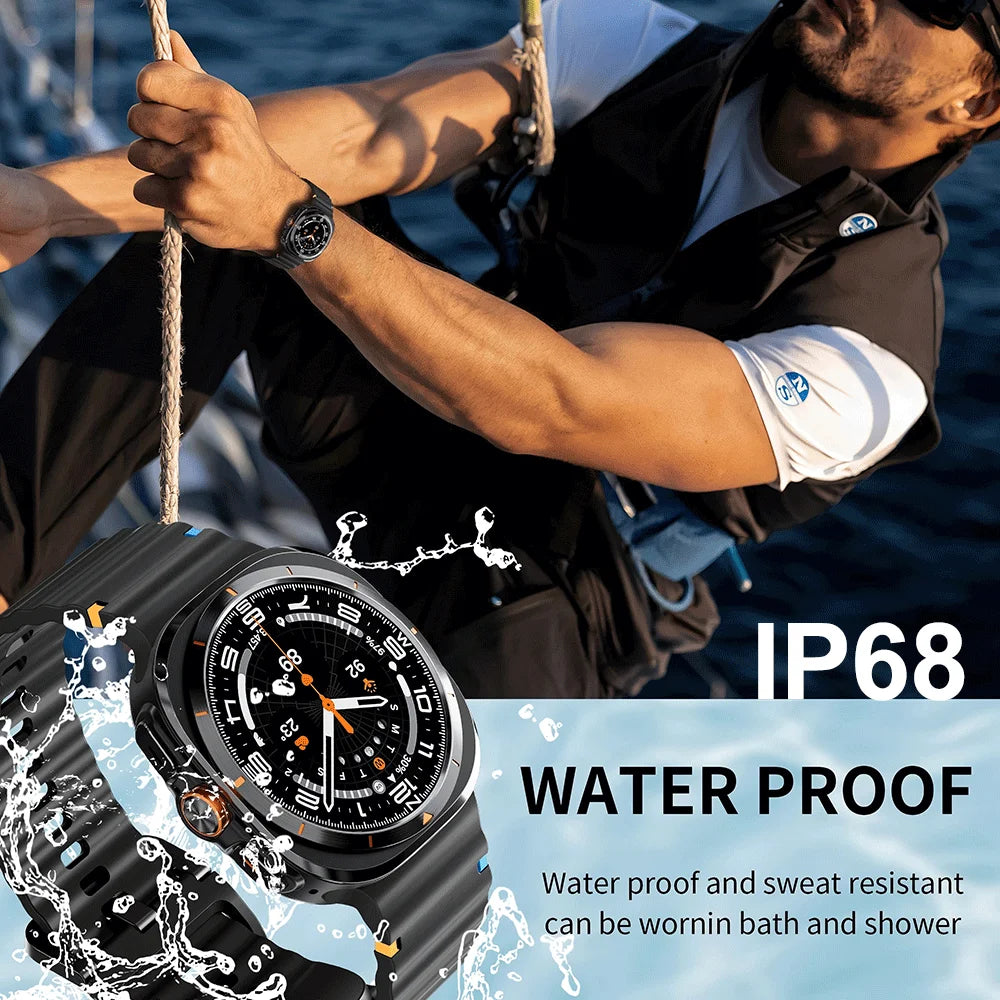 2026 New Watch8 Ultra Smart Watch Classic NFC Health Monitoring  Bluetooth Call 3ATM Waterproof HD Smartwatch For IOS Android