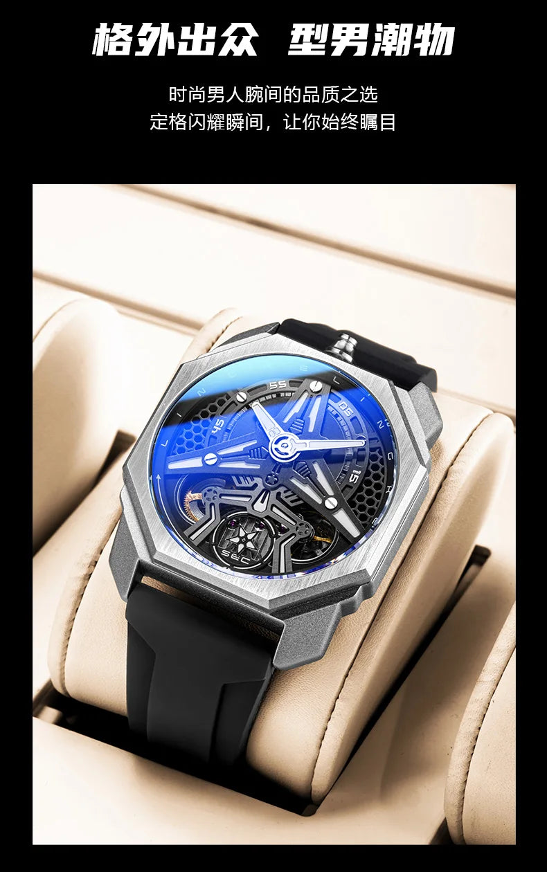 Pagani Designs Watches For Men Multifunctiona Chronograph Wristwatch Waterproof Luminous Mens Automatic Watch Reloj Montre Homme