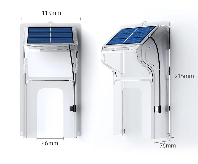 Solar Wireless Smart Video Doorbell HD Security Camera with Rain Cover Weatherproof Outdoor Two-Way Talk Voice Changer WiFi Door