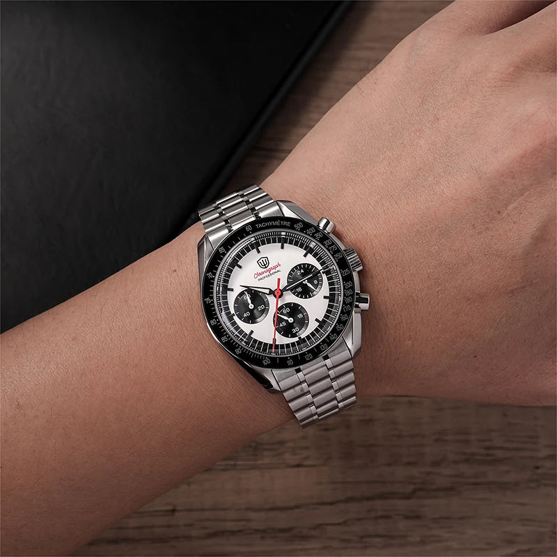 Watchdives WD1863 Men Watch 10Bar Waterproof Sapphire Crystal 39mm Quartz Watch VK63 Movement Vintage Watch with Gift Box