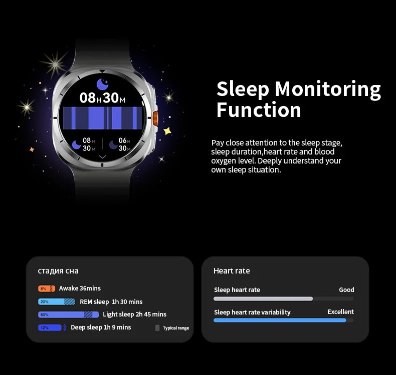 2026 New Watch8 Ultra Smart Watch Classic NFC Health Monitoring  Bluetooth Call 3ATM Waterproof HD Smartwatch For IOS Android