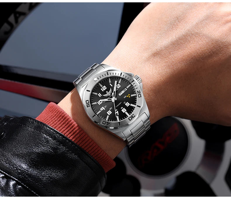 Yelang V1019 Brand 44MM Men Watch NH36 100M PROFESSIONAL WATERPROOF Deep Diving Mechanical Automatic Watch Sapphire Lens Reloj