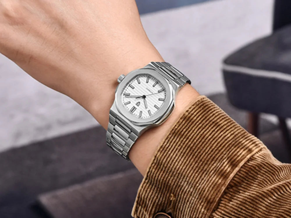 2025latest Pagani design rose gold top luxury automatic men's watch fashion AR Sapphire crystal mechanical watch men's gift10BAR