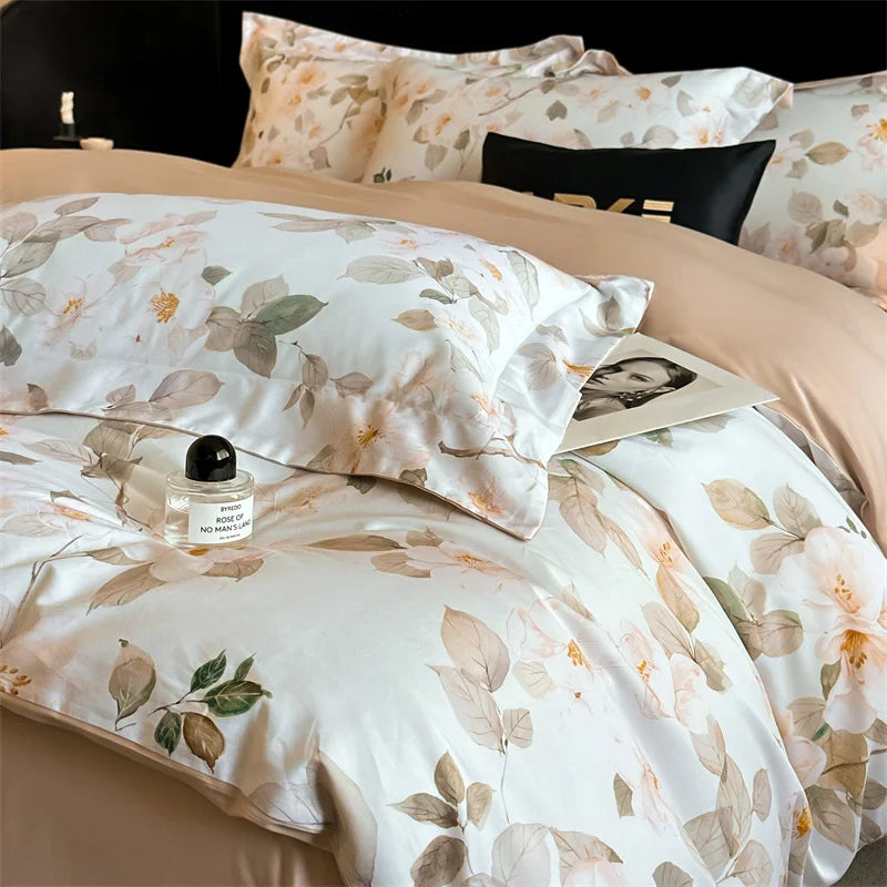 Svetanya Cotton Underwear Bedding Sets Linens Queen King Ru Size Print Sheet Pillowcase Blanket Cover Set