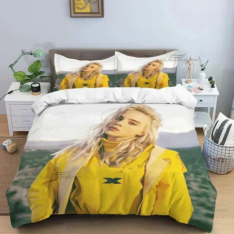 Popular Star B-E Singer Bedding Set Duvet Cover Bed Set Quilt Cover Pillowcase Comforter king Queen Size Boys Adult Bedding Set