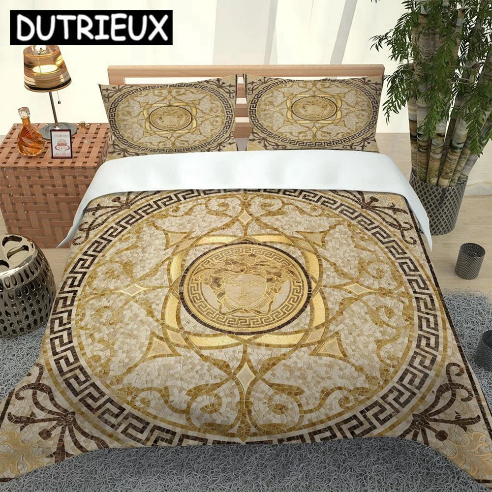European Luxury Bedding Sets 3d Digital Printed Bohemian 2/3pcs High Quality Duvet Cover Set DE/EU/US Size Comforter Bedspread