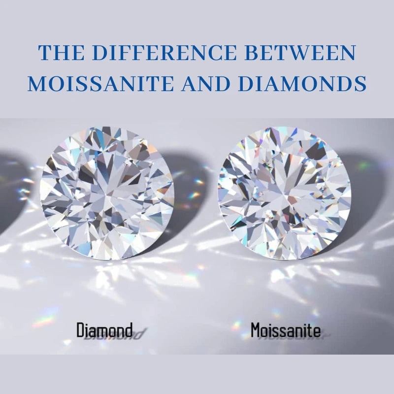 925 Sterling Silver 2.5-5 Carat Moissanite Diamond 5 Pcs Half Row Luxury Ring Trend Fashion Men Ladies Birthday Gift Wedding