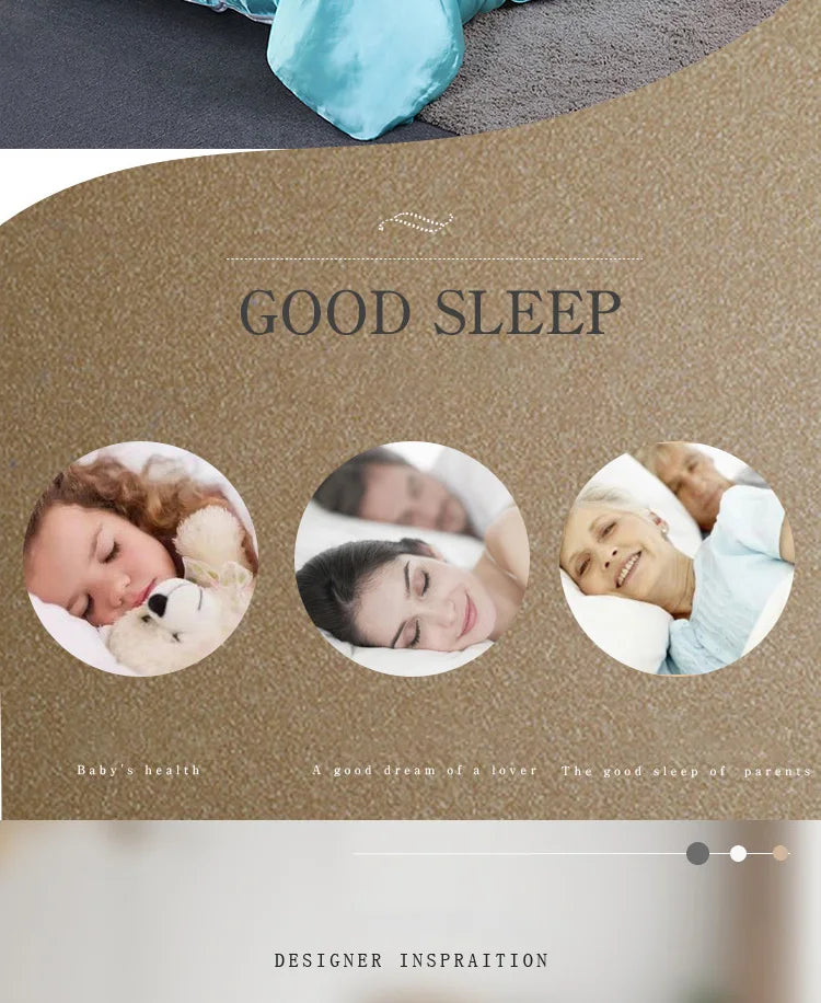 Luxury High Quality  Satin Duvet Cover Rayon Quilt Cover High Density Fabric Duvet Cover  Supple High waterfall