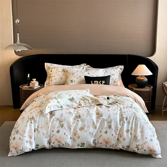 Svetanya Cotton Underwear Bedding Sets Linens Queen King Ru Size Print Sheet Pillowcase Blanket Cover Set