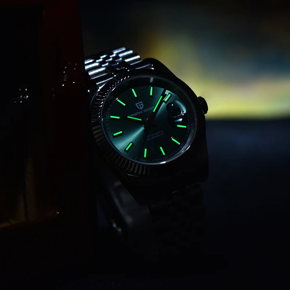 2025 New PAGANI DESIGN PD-1645 V3 Men's Mechanical Watches Business Sapphire Glass Automatic 42MM Stainless Steel Watch for Men