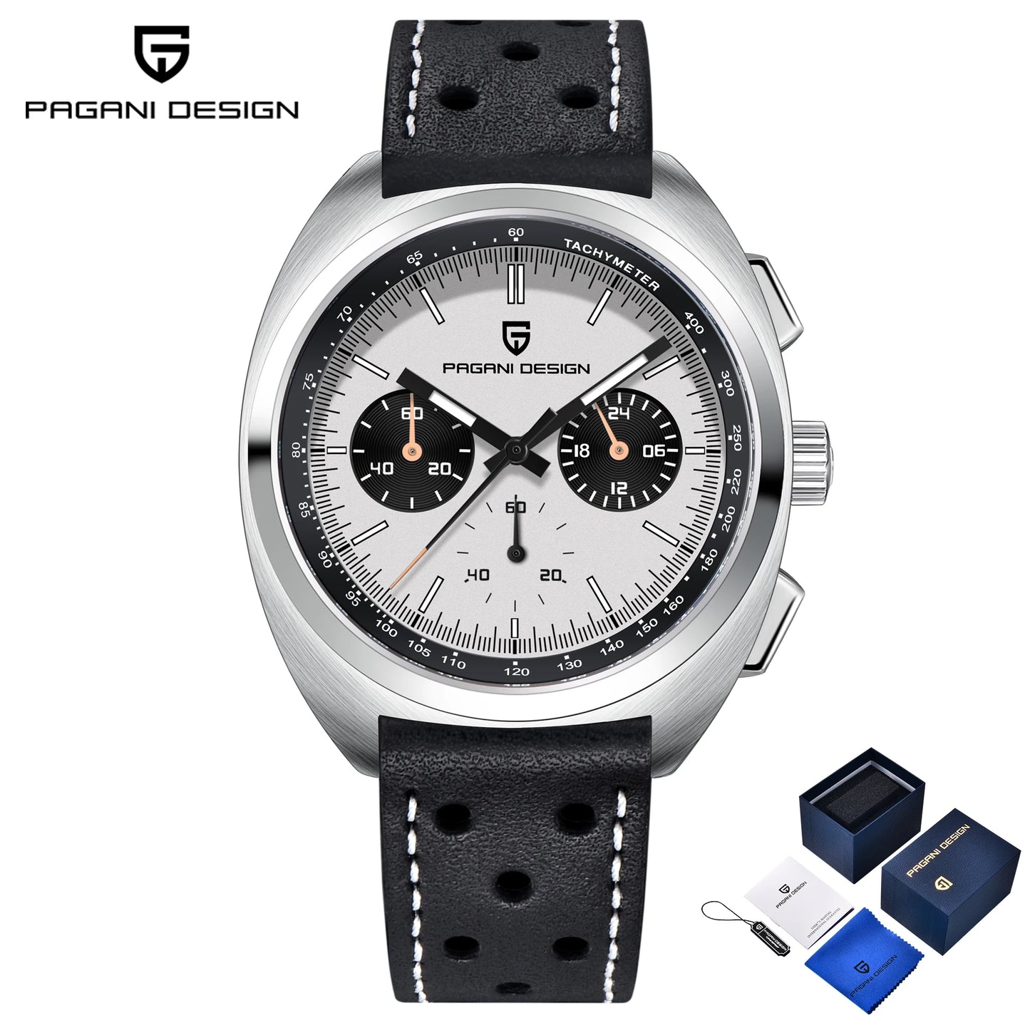 PAGANI DESIGN Men's Watch 2025 New Chronograph Luxury Quartz Watches For Man Gifts BOX Top Sapphire Mirror Sports Wristwatches