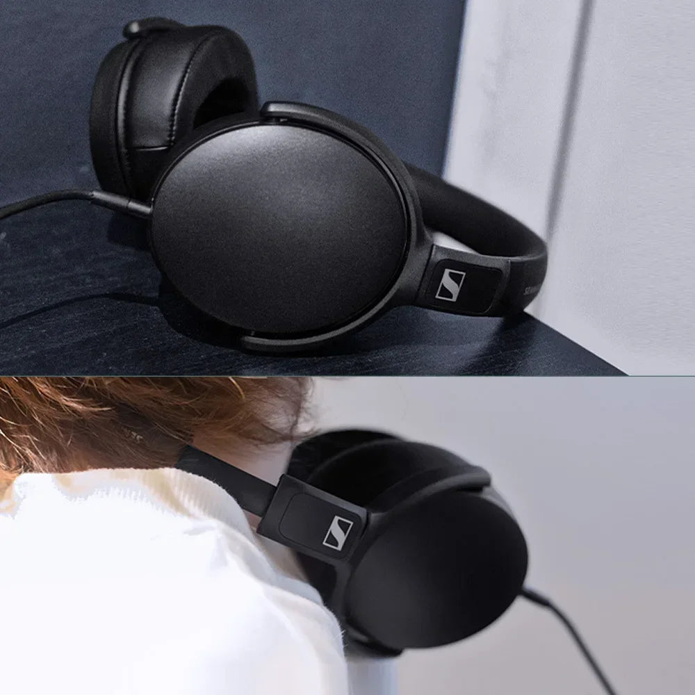 2026 Sennheiser HD 400S Over-Ear Headphones Swith Noise Isolation Stereo Sound Foldable Sports Headset for Mobile with Deep Bass