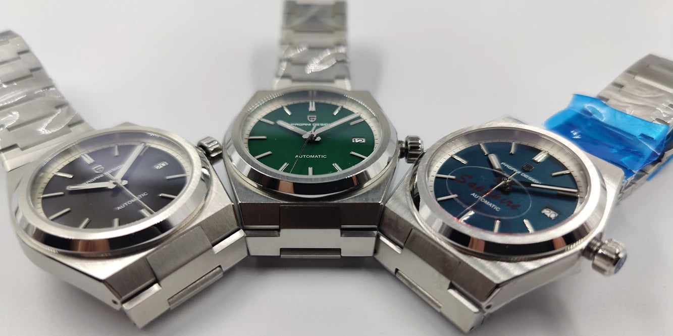 Pagani Design 2024 New 40MM Men's Automatic Mechanical Watch Nh35 Luminous C3 Sapphire Stainless Steel Waterproof 10Bar Reloj Ho