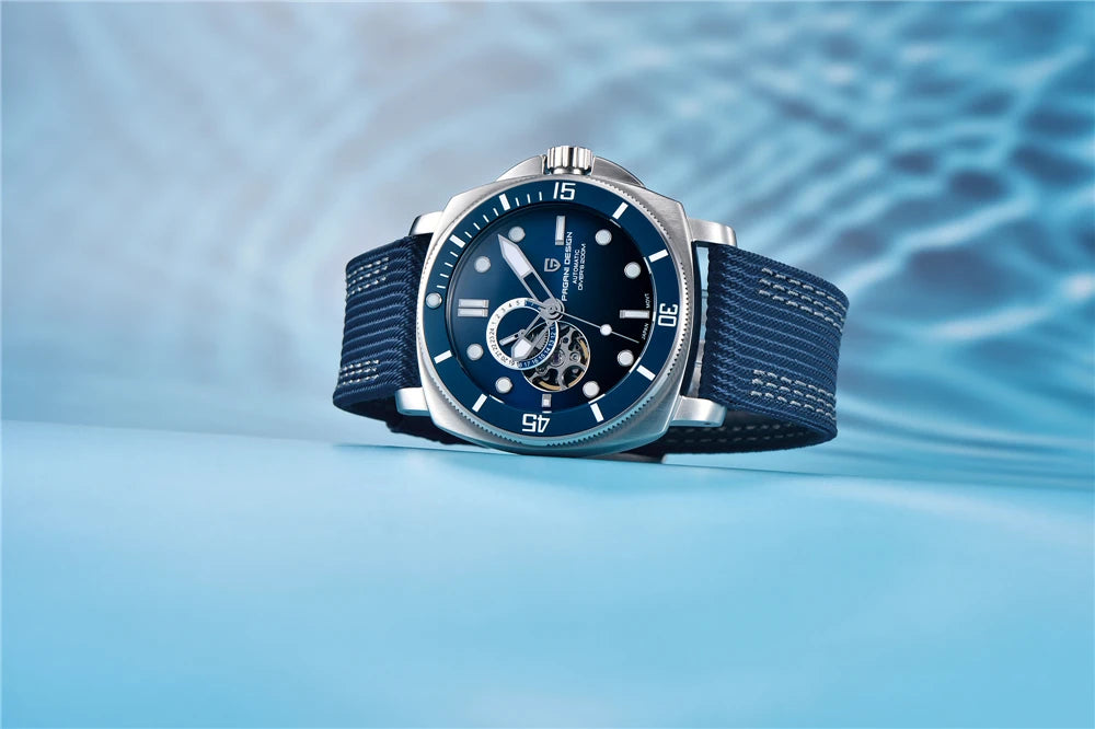 PAGANI DESIGN 2025 New Luxury Men's Watches Mechanical Automatic Watch For Men 200M Diving Wrist watch Stainless Steel+with box