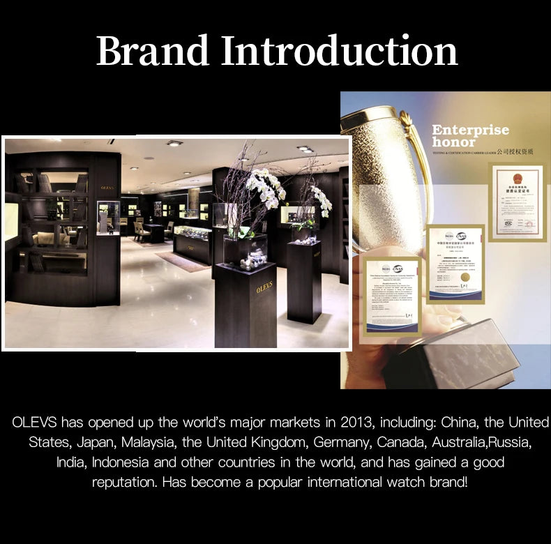 OLEVS 6654 Luxury Sports Mens Watch Original Automatic Mechanical Watch Moon Phase Calendar Week Watches For Man Gifts Reloj