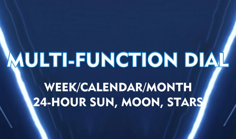 HANBORO Square Men's Fully Automatic Mechanical Watch Multi functional Fashion Trend Watch